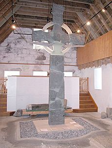 Iona Abbey Celtic Cross