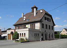 The town hall of Linsdorf