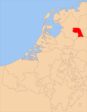 The County of Bentheim around 1350