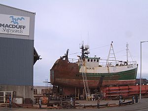 Macduff Shipyards, north Aberdeenshire coast - geograph.org.uk - 154723