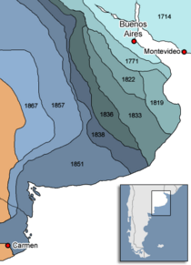 Mapa ARGENTINA frontera