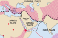 Plate Boundaries of the Middle East
