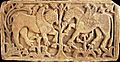 Pluteo di età mediobizantina con grifo e pegaso. Museo Archeologico nazionale di Cagliari