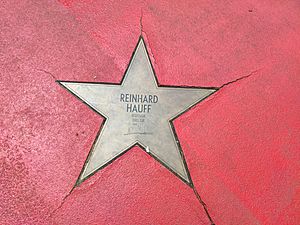 Potsdamer Platz Filmmuseum Boulevard der Stars Reinhard Hauff.jpg