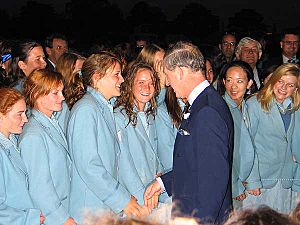 Prince Charles visiting Geelong Grammar School, Corio, Victoria, Australia