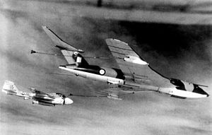 RAF Victor refuels KA-6D VA-65 1971