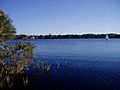 Sailboat on Lake Ainsworth, New South Wales