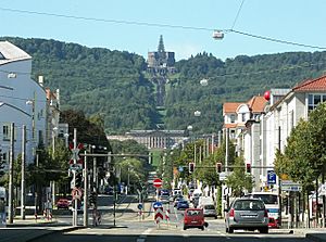 Kassel Hercules at Bergpark Wilhelmshöhe, landmark of the city (UNESCO World Heritage)