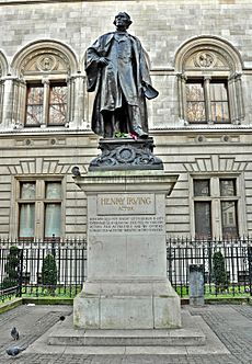 Statue of Henry Irving, London