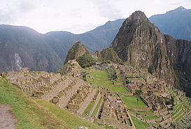 The Inca empire Machu Picchu in Peru