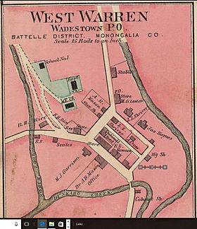 West Warren-Wadestown P.O. (map)