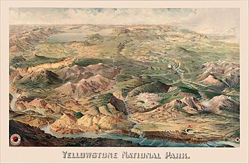 Yellowstone National Park by Wellge, 1904