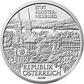 2008 Austria 10 Euro Klosterneuburg front