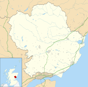 Kinnaird Castle is located in Angus