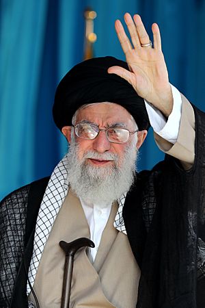 Ayatollah Ali Khamenei at the Great Conference of Basij members at Azadi stadium October 2018 012