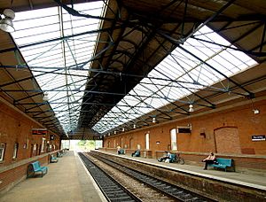 Beverley Railway Station, inside
