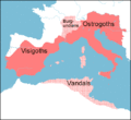 Empire of Theodoric the Great 523