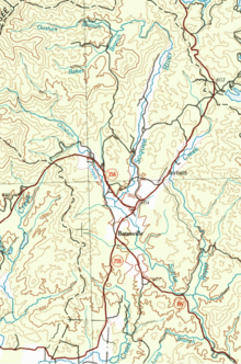 HUC 031300010201 topographical map