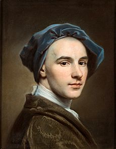 Hoare, William - self portrait in pastel