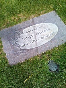 Hutton, Betty (grave)