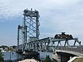 New War Memorial Bridge from SW - Portsmouth, NH (2016)