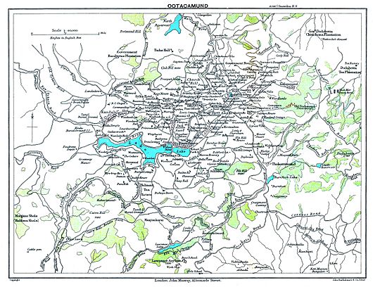Ootacamund map 1903