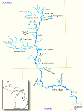 Rifle River Map US MI.svg