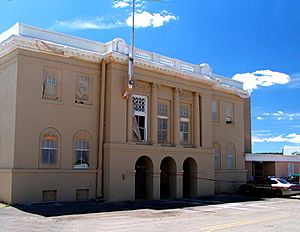 Rio Arriba County Courthouse, Isaac Rapp, 1916-17