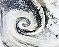 Southern hemisphere extratropical cyclone