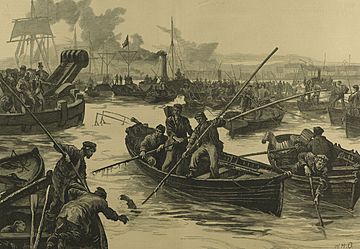 The Great Disaster on the Thames - Recovering Bodies from the Wreck of the Princess Alice
