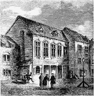 The first Marshalsea prison in the 18th century
