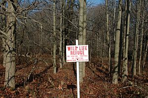 Woodlawn Wildlife Refuge Sign