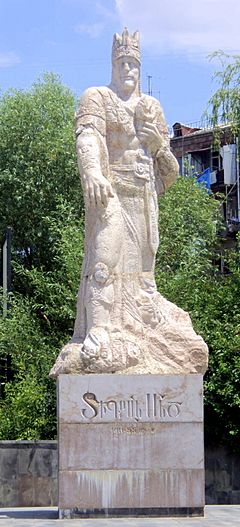 Տիգրան Մեծ Statue of Tigranes the Great in Yerevan