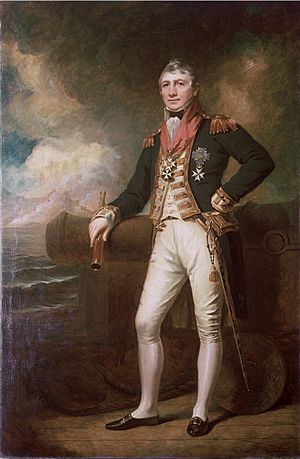 Admiral David Milne (1763-1845), by George Frederick Clarke