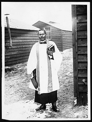 African priest at Western Front during First World War
