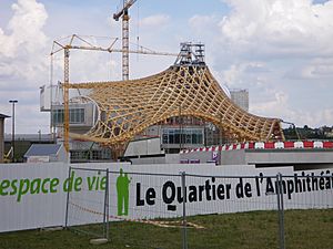 Centre Pompidou-Metz chantier
