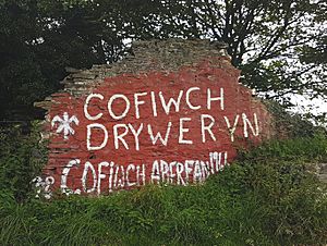 Cofiwch Dryweryn ac Aberfan, Awst 2017