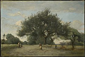 Corot - Apple Trees in a Field, c. 1865–70