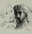 Disegno per copertina di libretto, disegno di Peter Hoffer per Lucia di Lammermoor (1954) - Archivio Storico Ricordi ICON012449