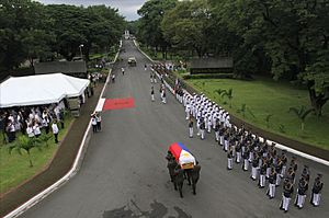 Former President Fidel V. Ramos is laid to rest at the Libingan ng mga Bayani in Taguig City on August 9, 2022 (56016)