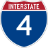 Interstate 4 marker