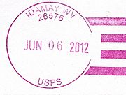 Idamay WV Postmark