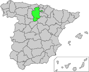 Location of Caleruega