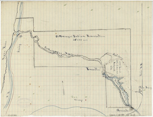 Map of the Cattaraugus Indian Reservation, New York. LOC 81692883