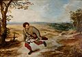 The Faithless Shepherd - Pieter Brueghel the Younger - ABDAG000080