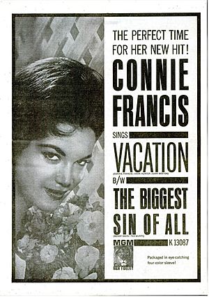 Vacation - The Biggest Sin of All - Billboard ad 1962
