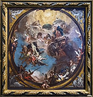 Accademia - Giambattista Tiepolo, San Domenico in gloria 1723