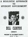 Clinton at Georgetown 1967