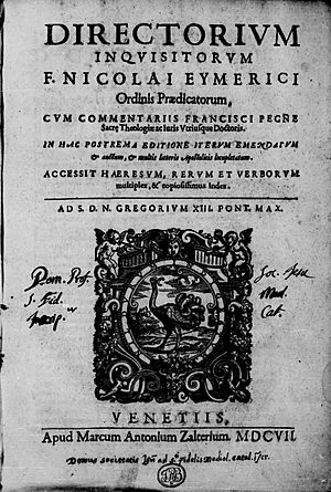 Eymerich, Nicolás – Directorium inquisitorum, 1607 – BEIC 14142106