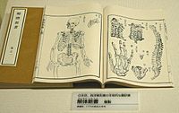 First Japanese treatise on Western anatomy